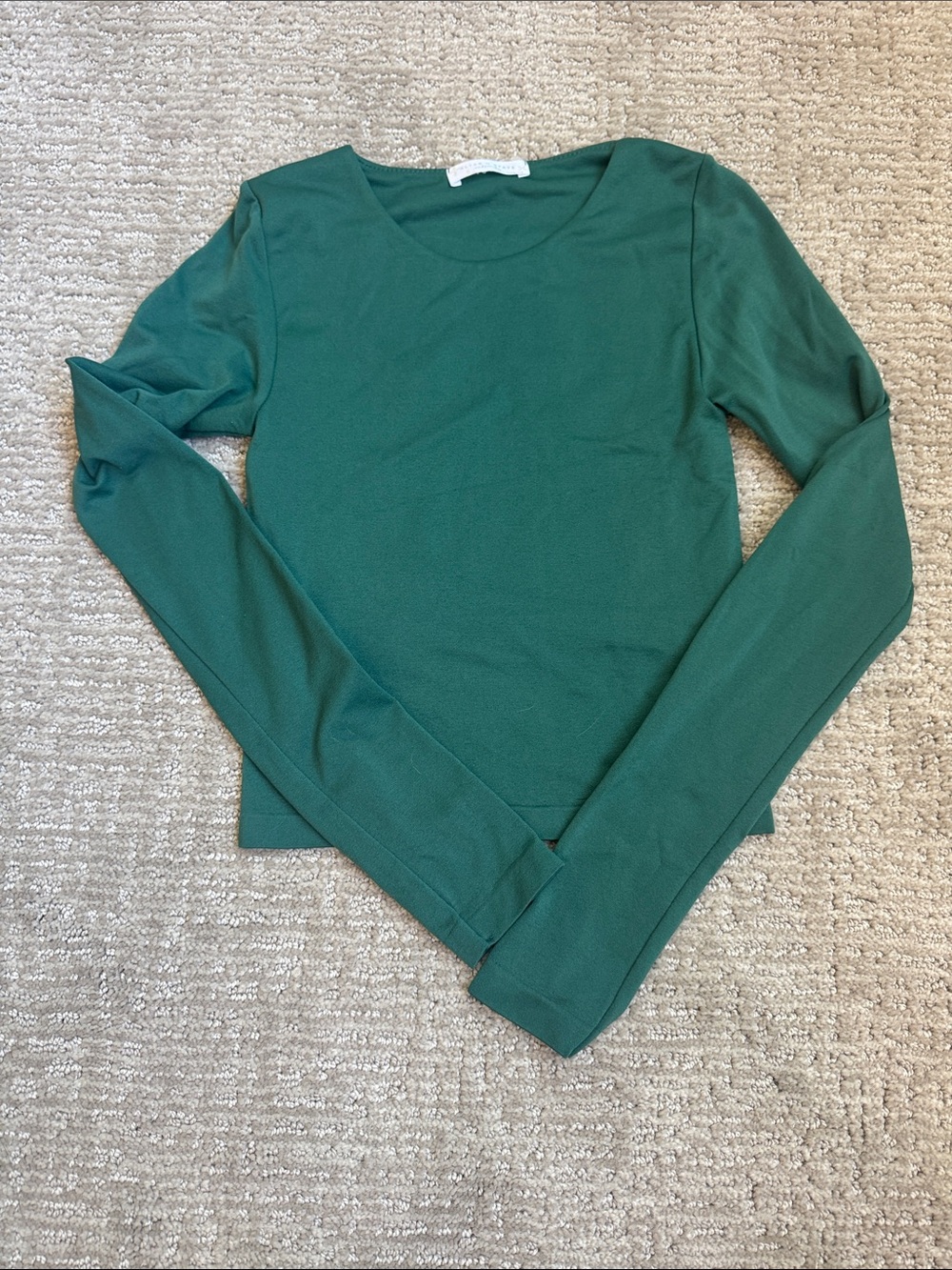 Altar'd State Forest Green Long Sleeve Crewneck Top